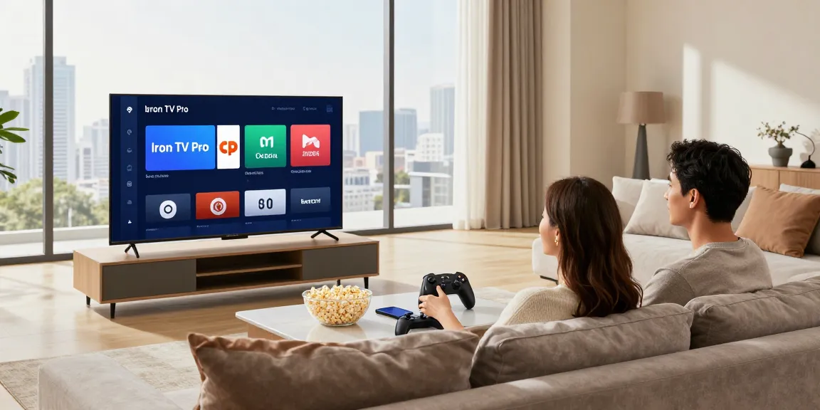 Abonnement Iron TV offrant des chaînes en HD et 4K.