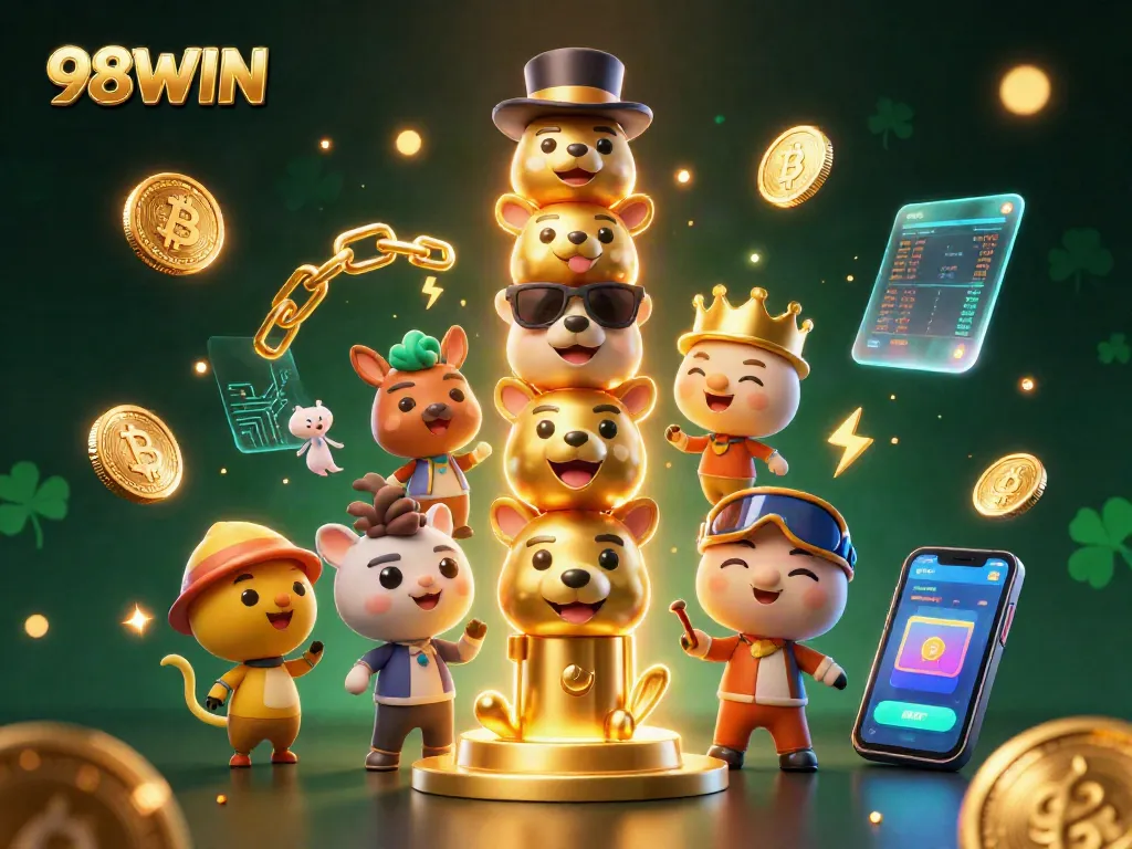 Engage with 98WIN's thrilling online casino experience featuring vibrant 3D graphics.