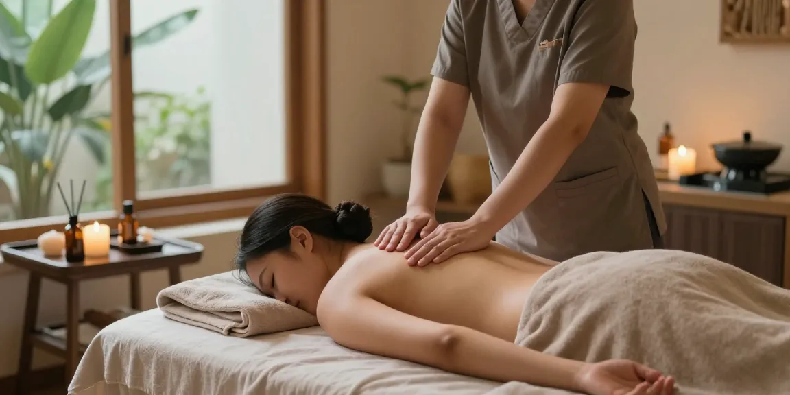 Experience the ultimate relaxation with 동작구출장마사지 at a serene spa setting.